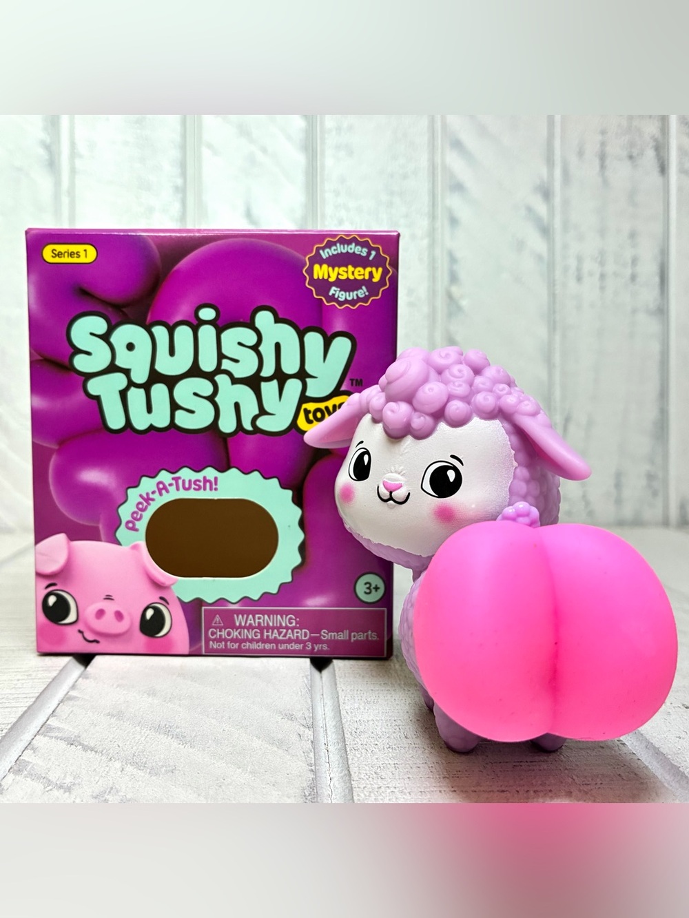 Squishy Tushy Toys Series 1 Sally Lamb SuperSonic Toys 2026 Collectible Fidget